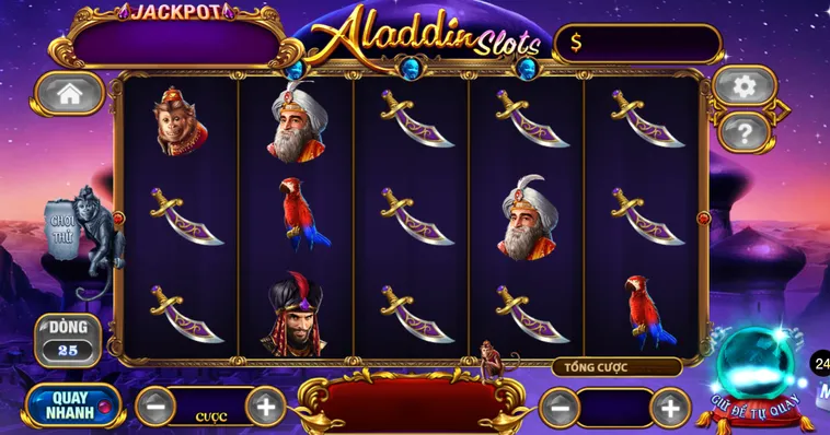 Trải Nghiệm Săn Kho Báu Đỉnh Cao Cùng Nổ Hũ Aladin Slots Tại 789Club