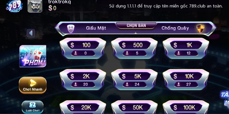 Trải Nghiệm Cá Cược Phỏm Tại 789Club Uy Tín Với Chiến Thuật Đỉnh Cao