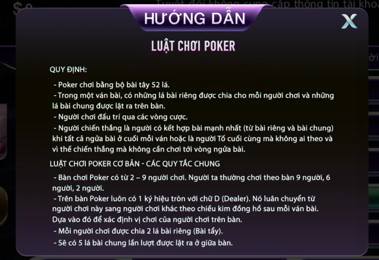 Hướng Dẫn Tham Gia Chơi Poker Tại 789Club Thắng Cược Đỉnh Cao